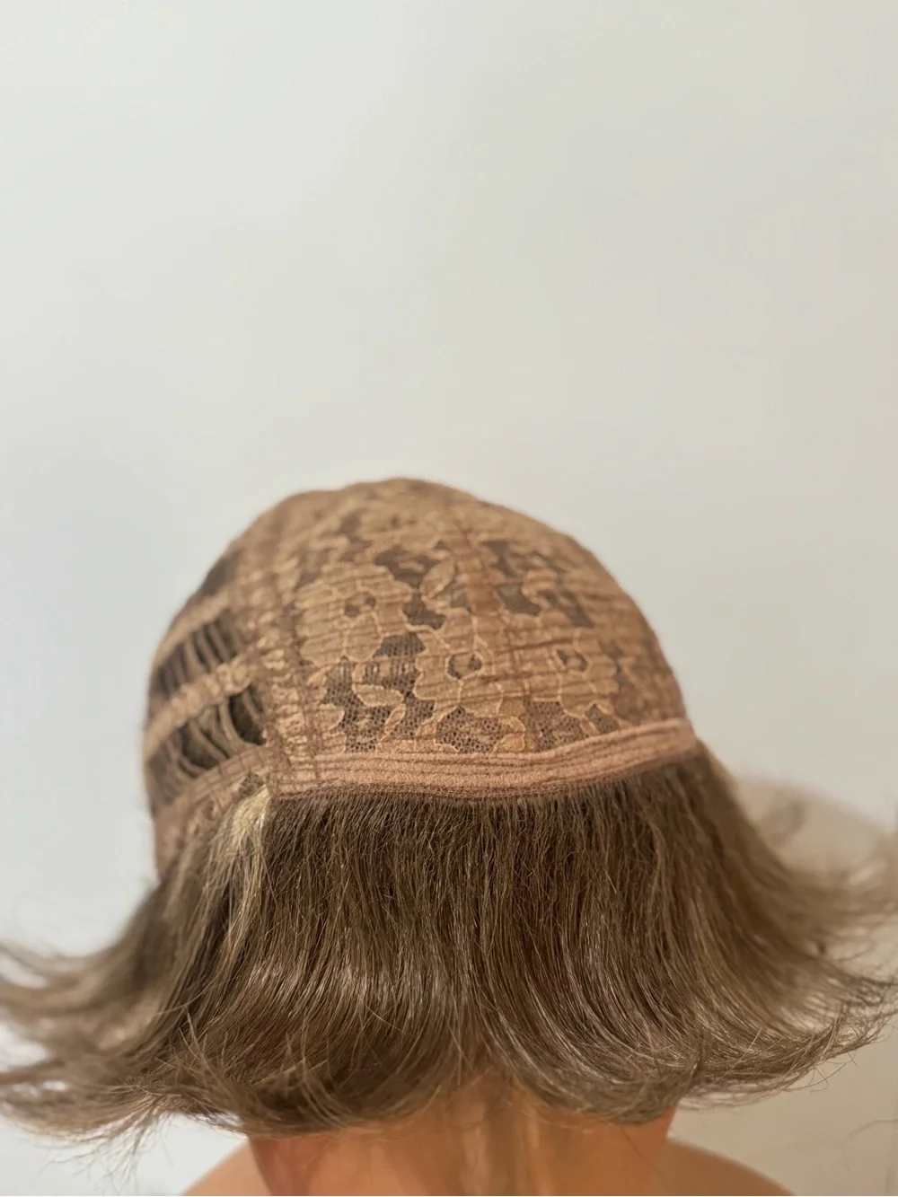 Henry Margu Short Layered Brown Highlighted Wig with Bangs Made in Japan